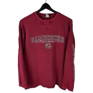 Vintage Y2K TSI South Carolina Gamecocks Waffle Knit College Shirt Size L
